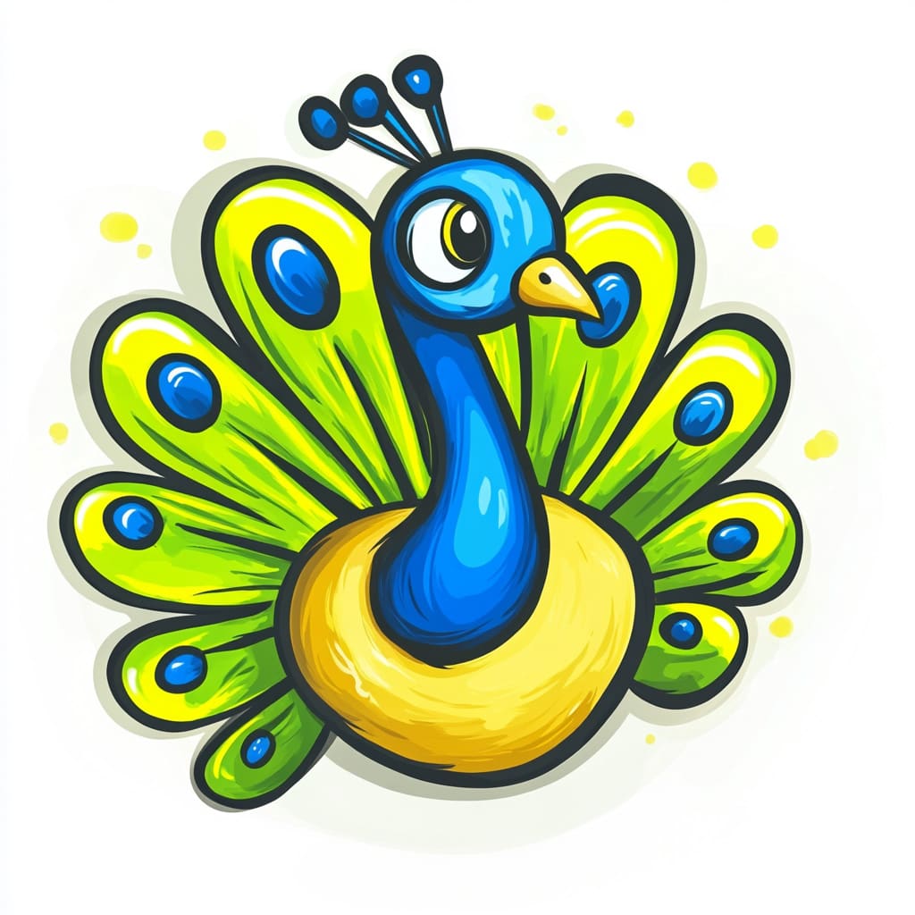 logo of a peacock