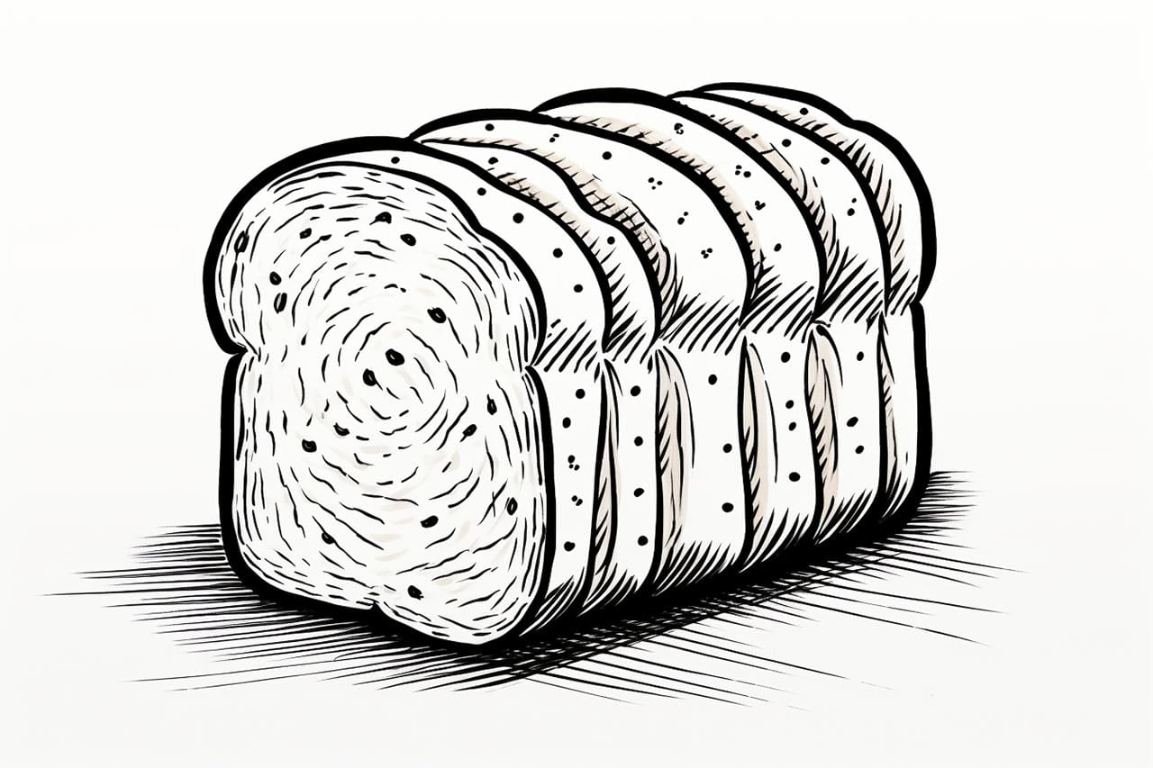 How to Draw Bread Yonderoo