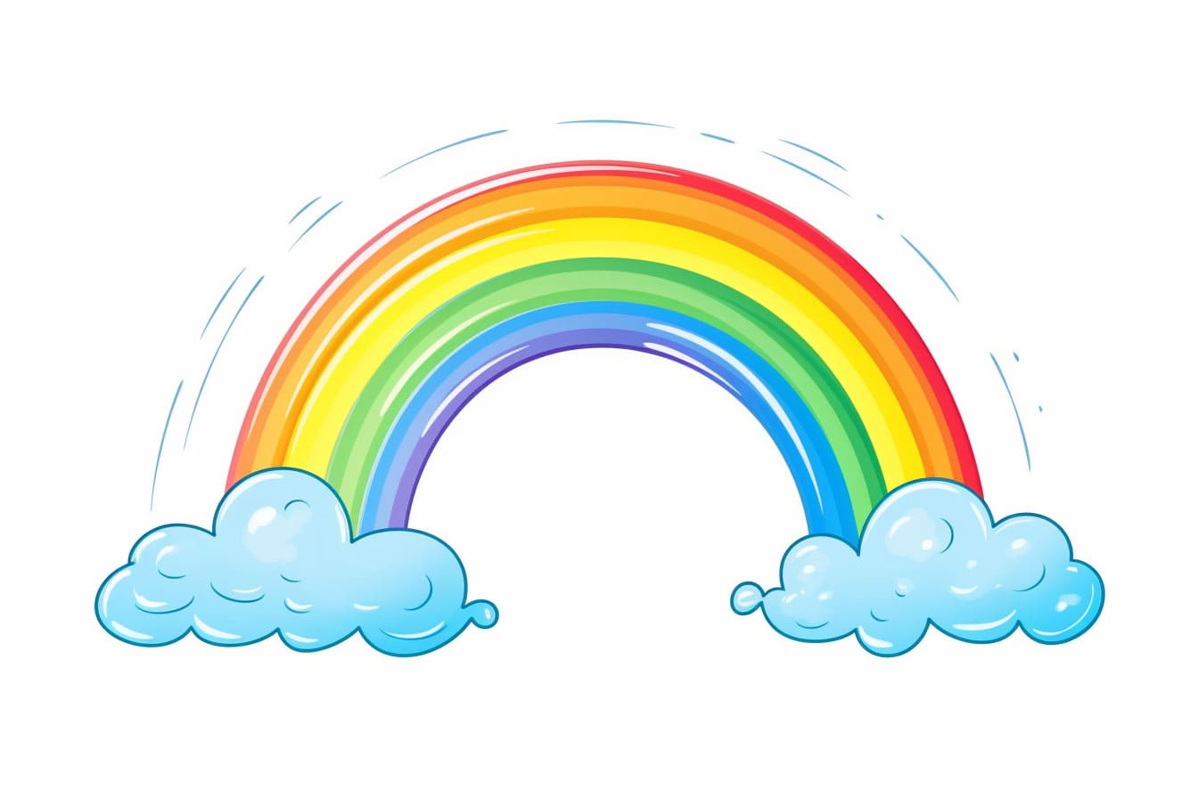 How to draw a rainbow