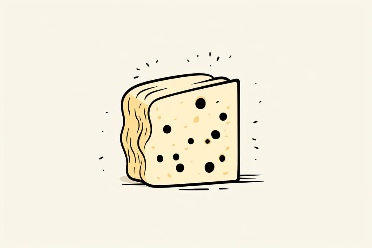 How to draw cheese