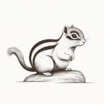 how to draw a Chipmunk