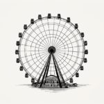 How to draw a Ferris Wheel
