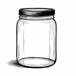 how to draw a jar