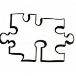 how to draw a puzzle piece