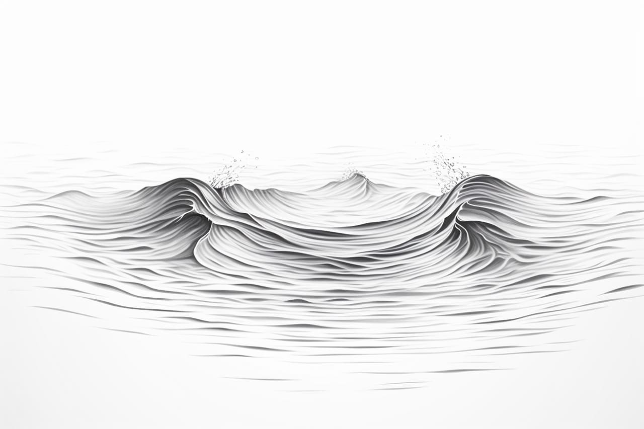 How to Draw Ripples in the Water Yonderoo