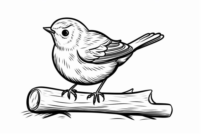 How to draw a robin