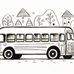 How to draw a school bus