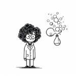 how to draw a scientist