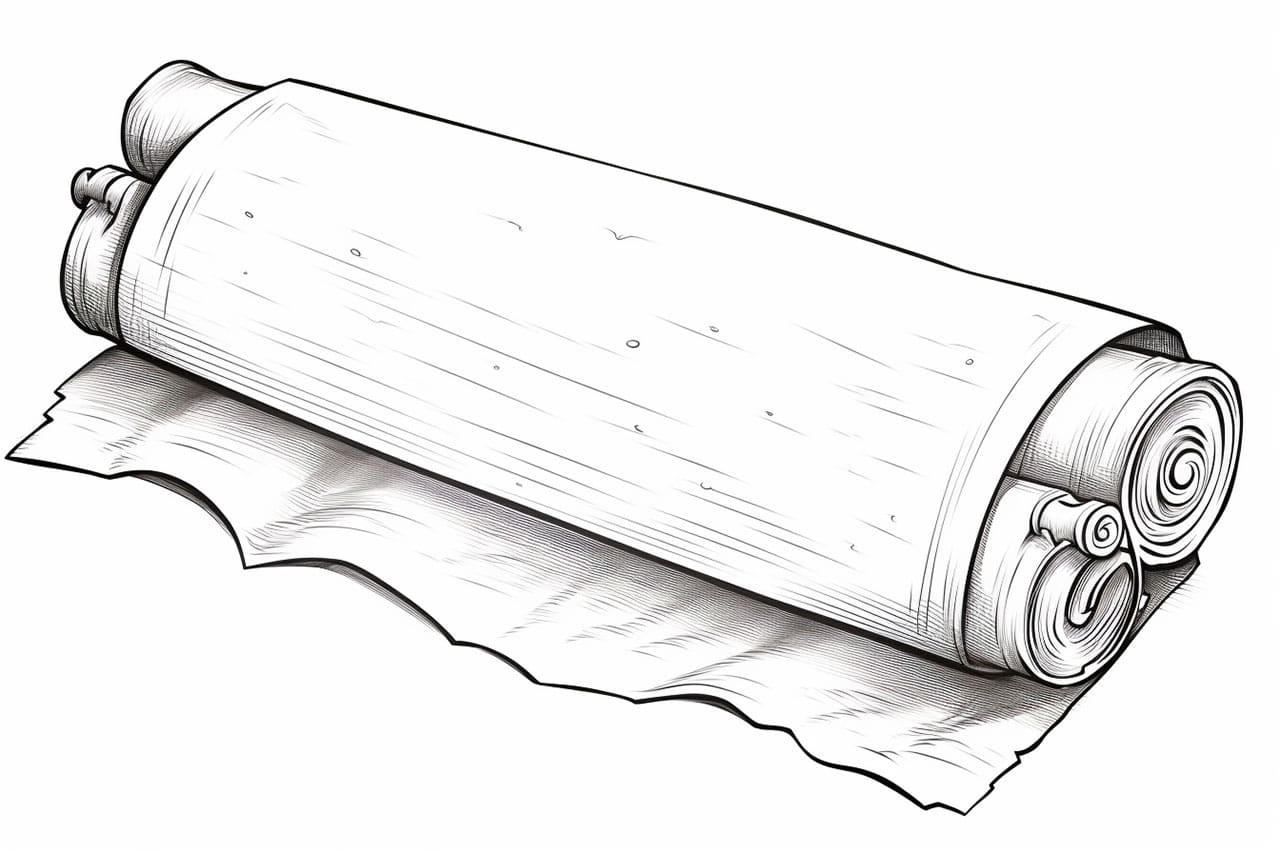 How to draw a scroll