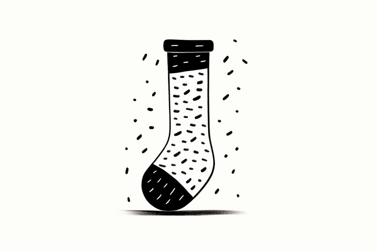 how to draw socks