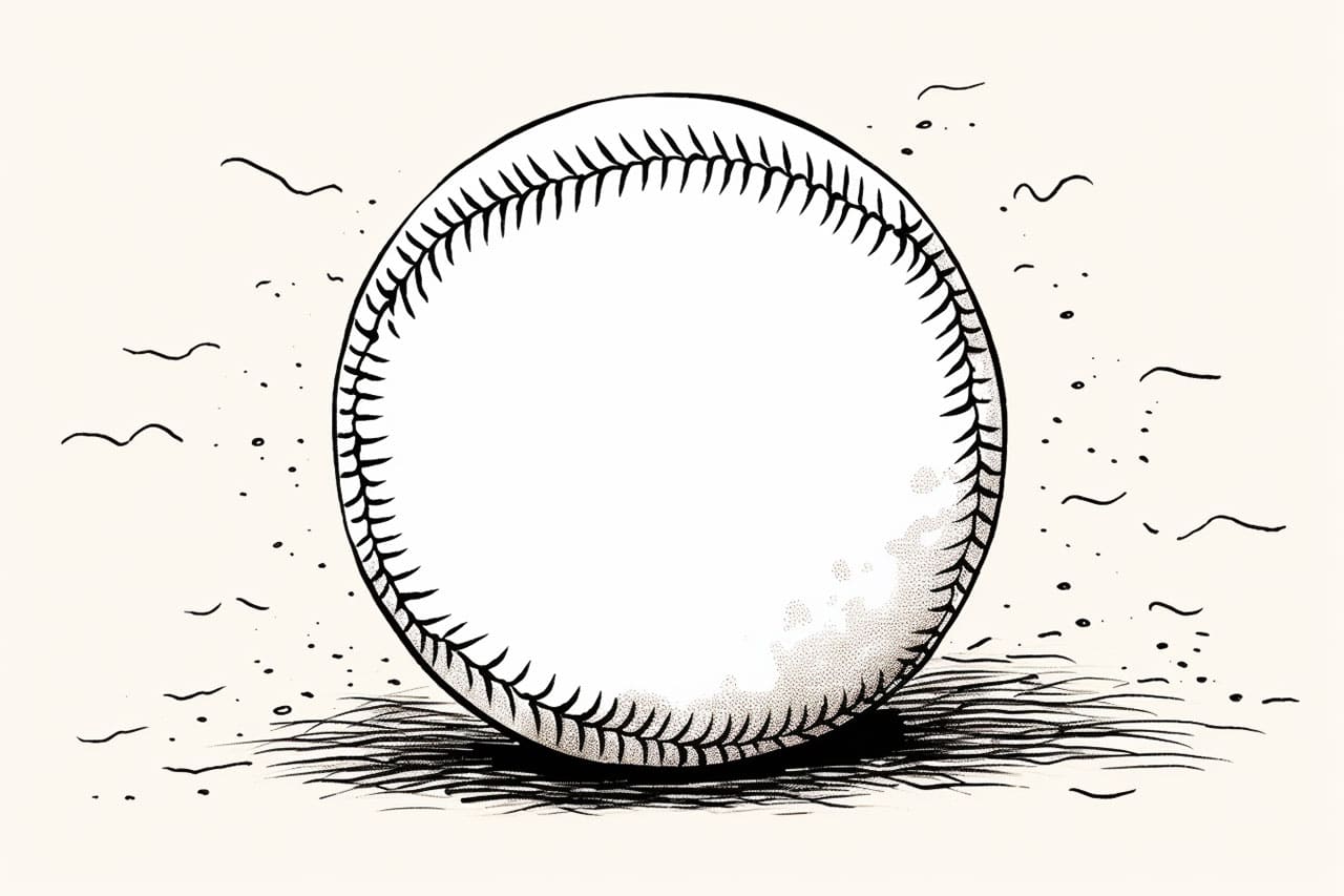 How to Draw a Softball Yonderoo