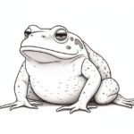 How to draw a toad