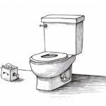 How to draw a toilet