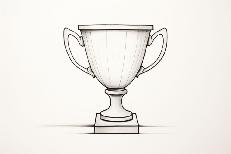 How to draw a trophy