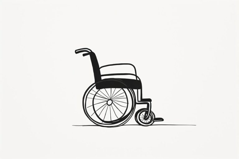 how to draw a wheelchair