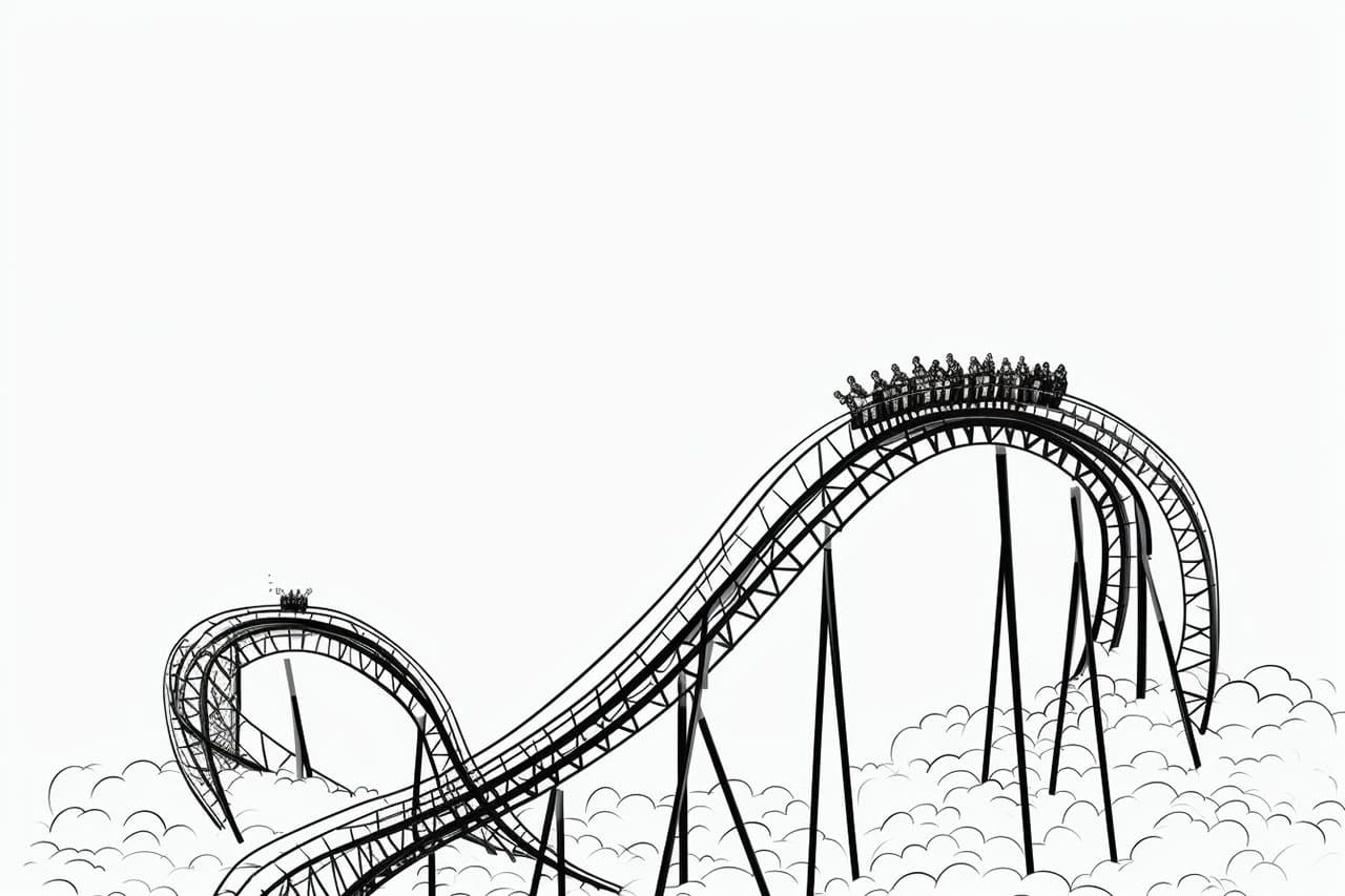 How to Draw a Roller Coaster Yonderoo