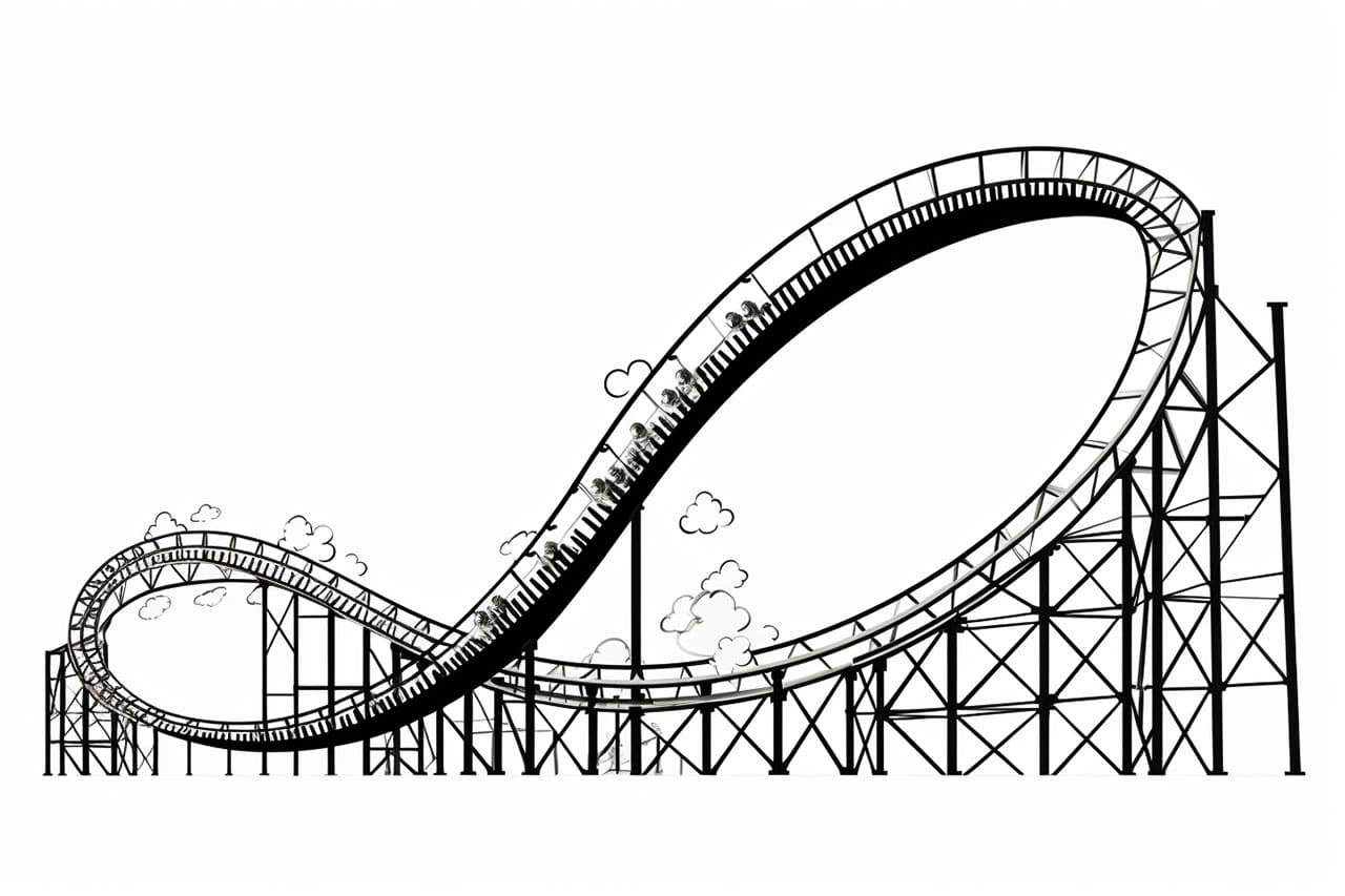 How to Draw a Roller Coaster Yonderoo