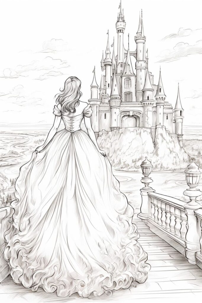 princess with her castle