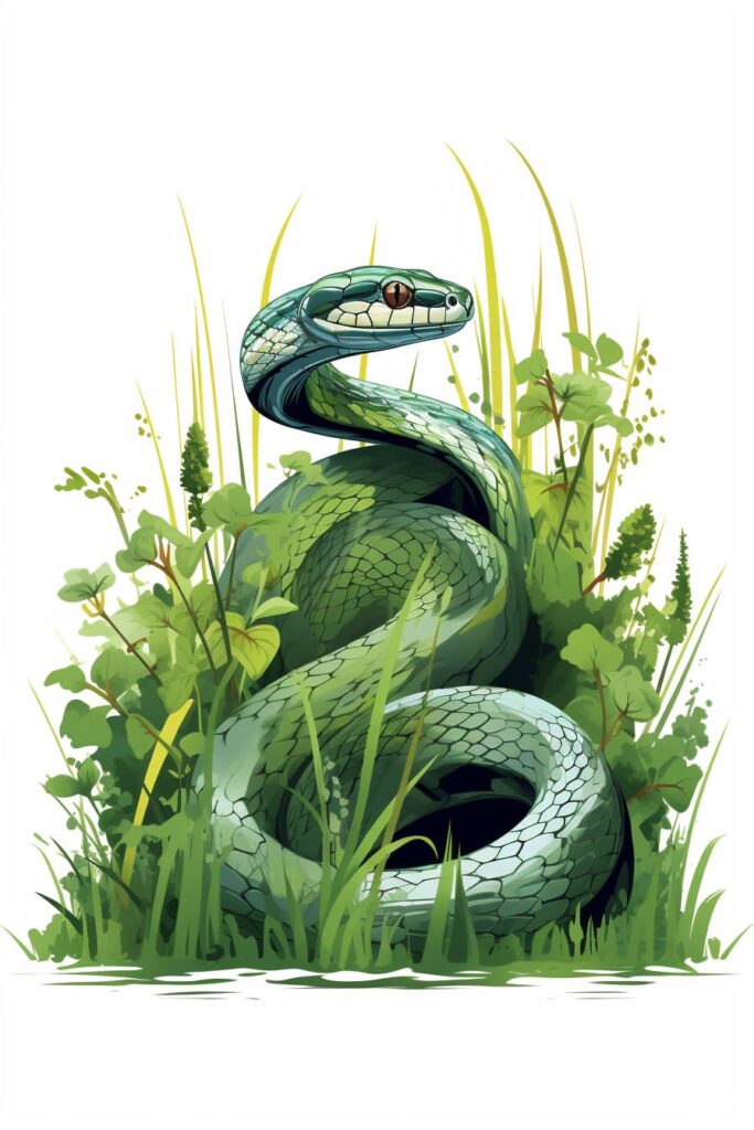 snake in the grass