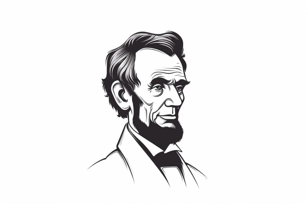 How to Draw Abraham Lincoln - Yonderoo