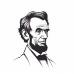 How to draw Abraham Lincoln
