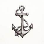 how to draw an anchor
