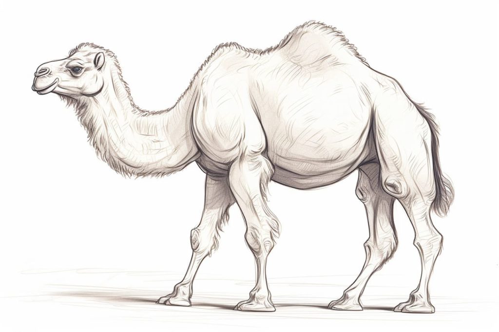 How To Draw A Bactrian Camel Yonderoo How To Draw A Bactrian Camel Yonderoo