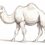 How to draw a Bactrian Camel