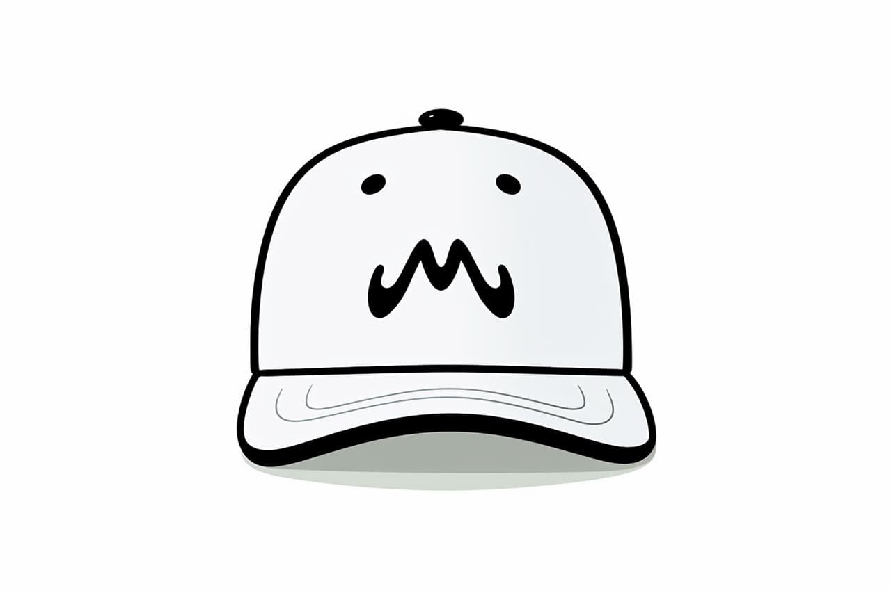How to draw a baseball cap