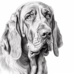 How to draw a Bloodhound