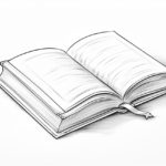 How to draw a book
