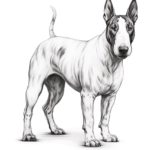 How to draw a bull terrier
