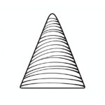 how to draw a cone