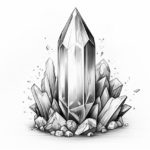 How to draw a crystal