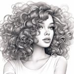 How to draw curly hair