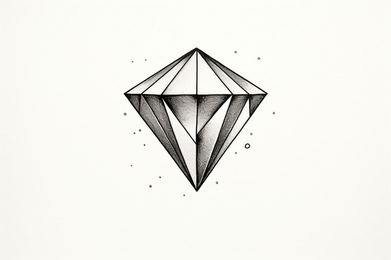 How to draw a diamond
