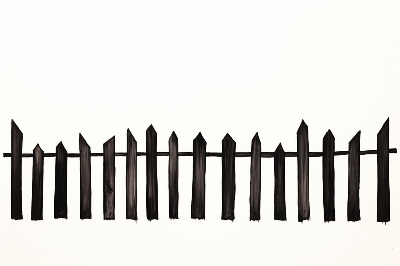 How to draw a fence