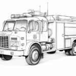 How to draw a fire truck