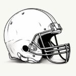 How to Draw a Football Helmet