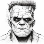 How to draw a Frankenstein