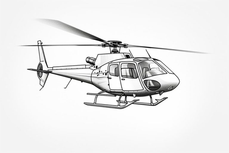 How to draw a helicopter