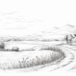 How to draw a landscape