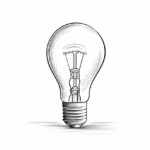 How to draw a light bulb