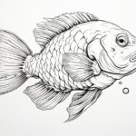 How to draw a Mandarinfish