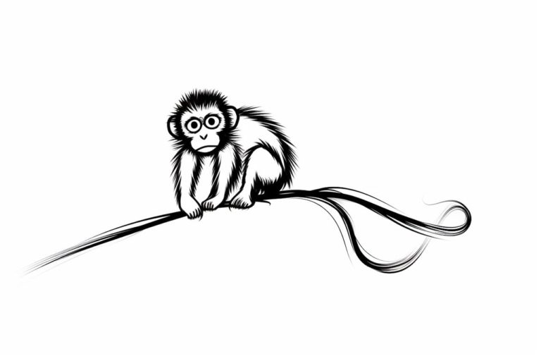 How to draw a monkey