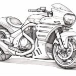 How to draw a motorcycle
