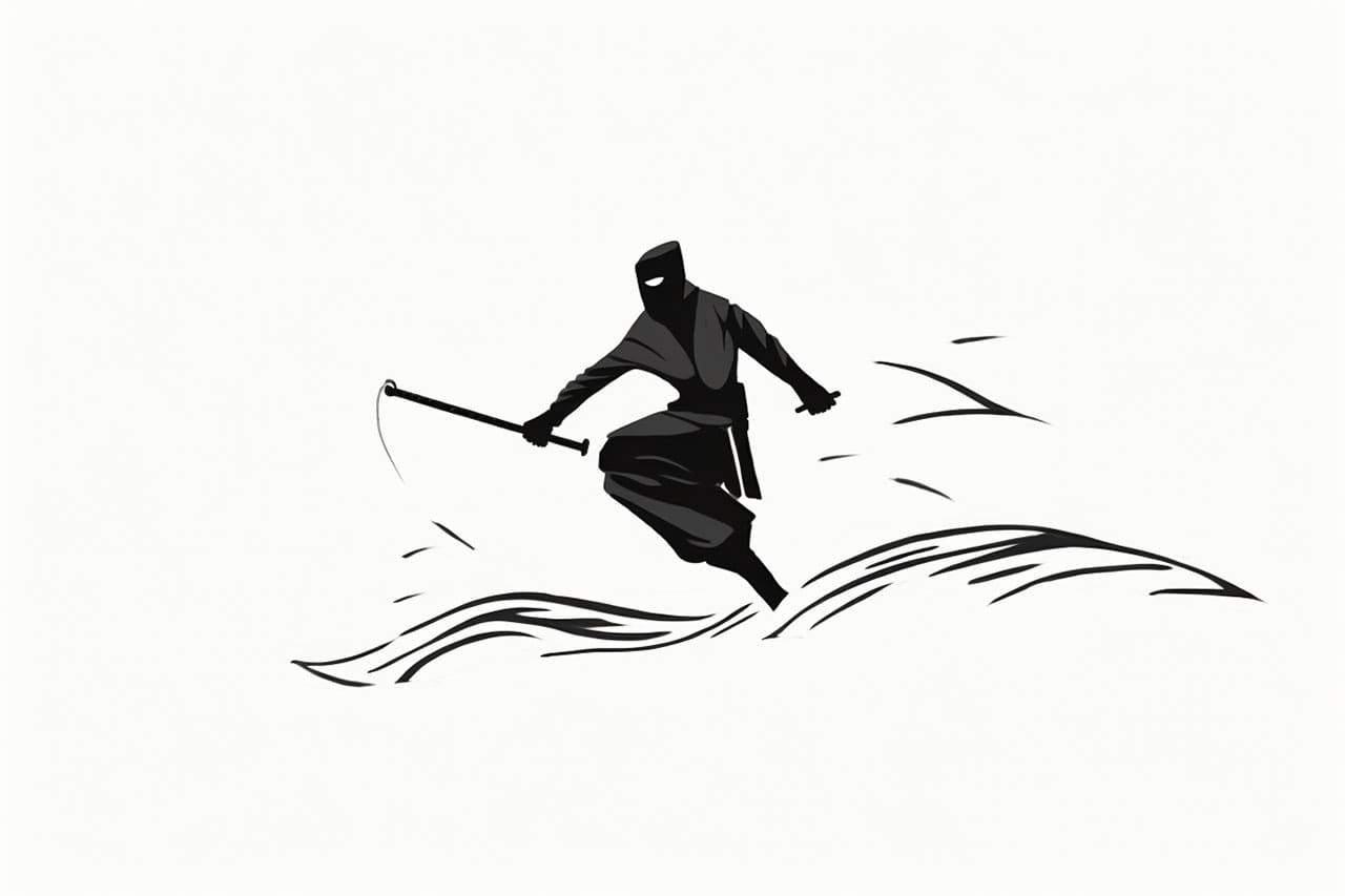 How to draw a ninja