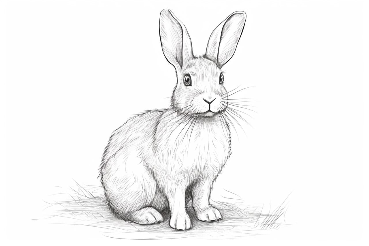 How to draw a rabbit