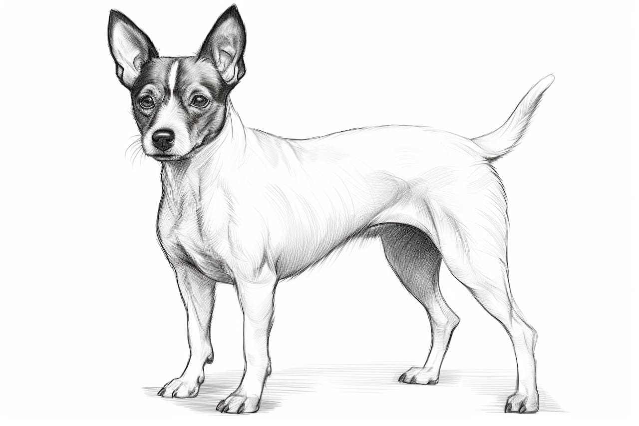 How to Draw a Rat Terrier Yonderoo