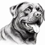 How to Draw a Rottweiler